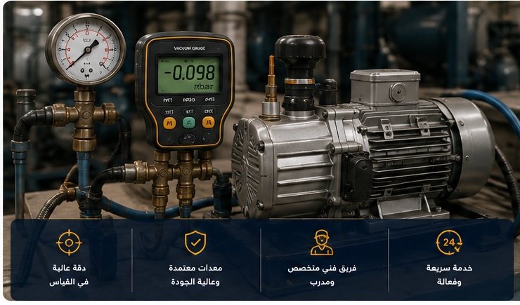 معالجة واستعادة الفاكيوم